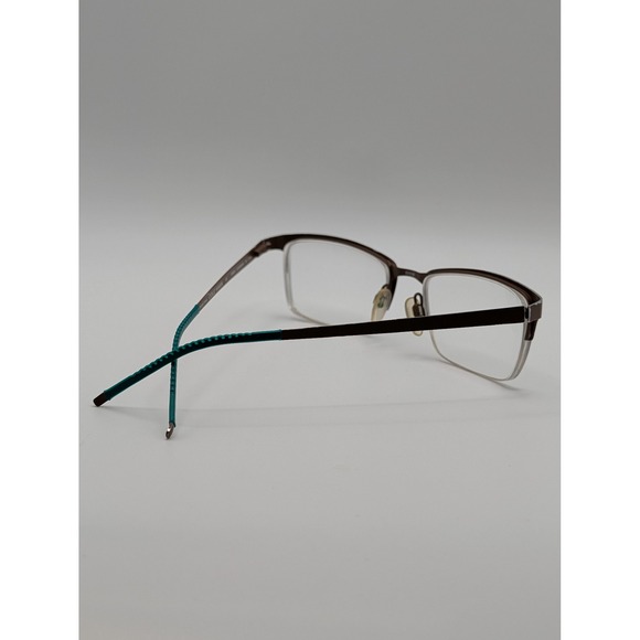 Cole Haan Other - Cole Haan Zerogrand CH4014 Half Rim Eyeglass Frames Brown Teal 51-18-140